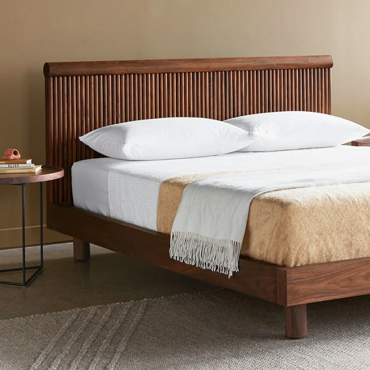 Solid Wood Queen Bed Frame