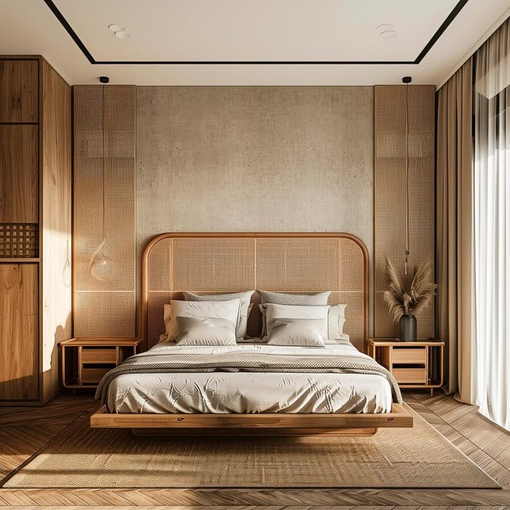 Modern Wooden Bed Frame