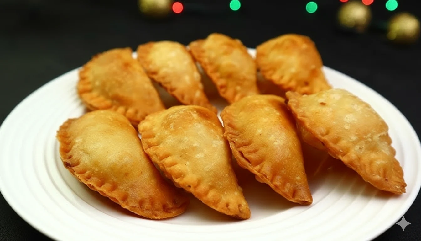 Homemade Gujiya