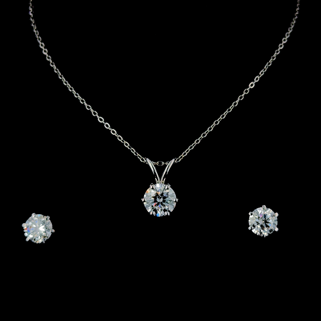 Elegant Diamond Jewelry Set