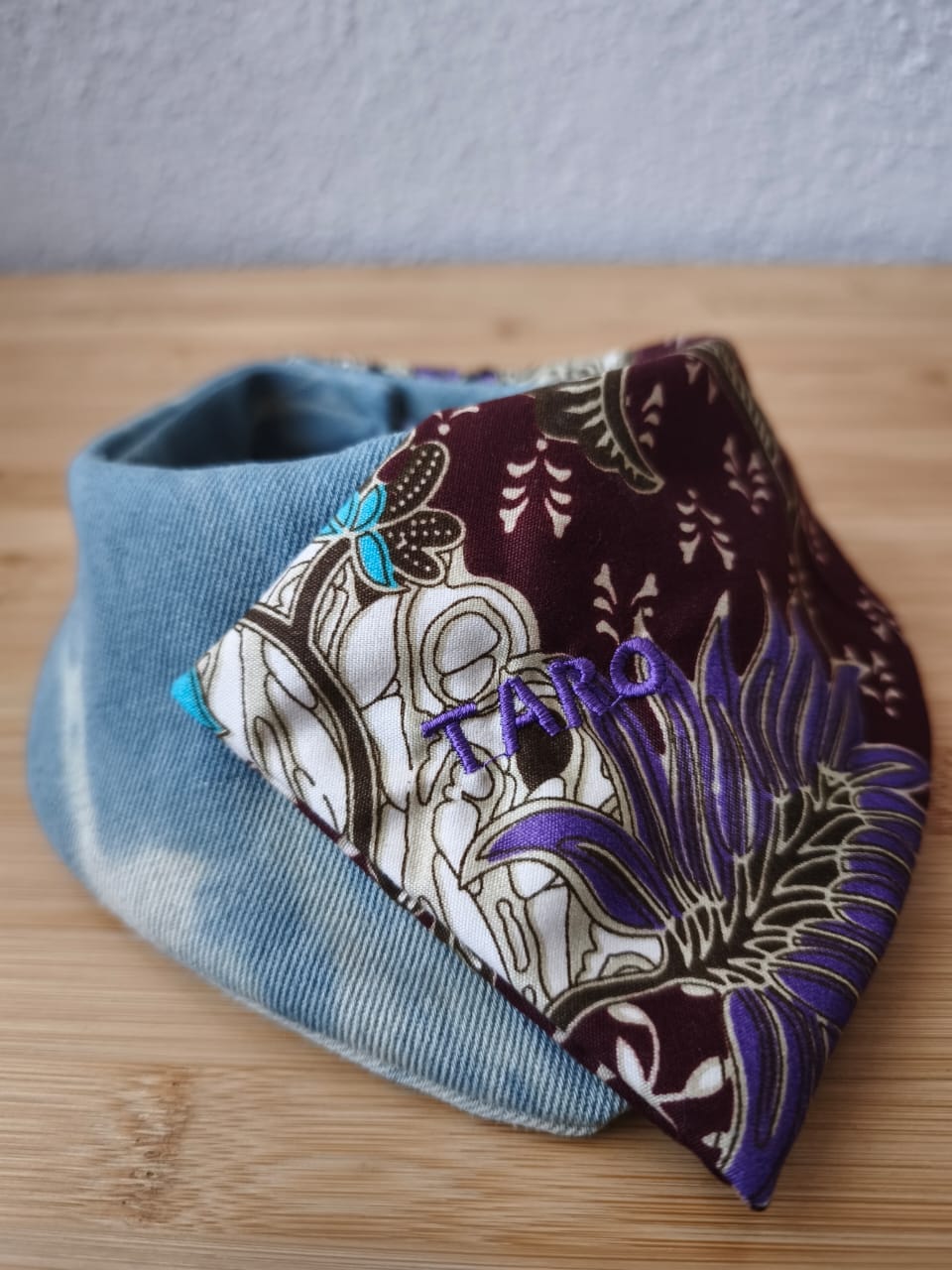 Denim x Batik Pet Bandana