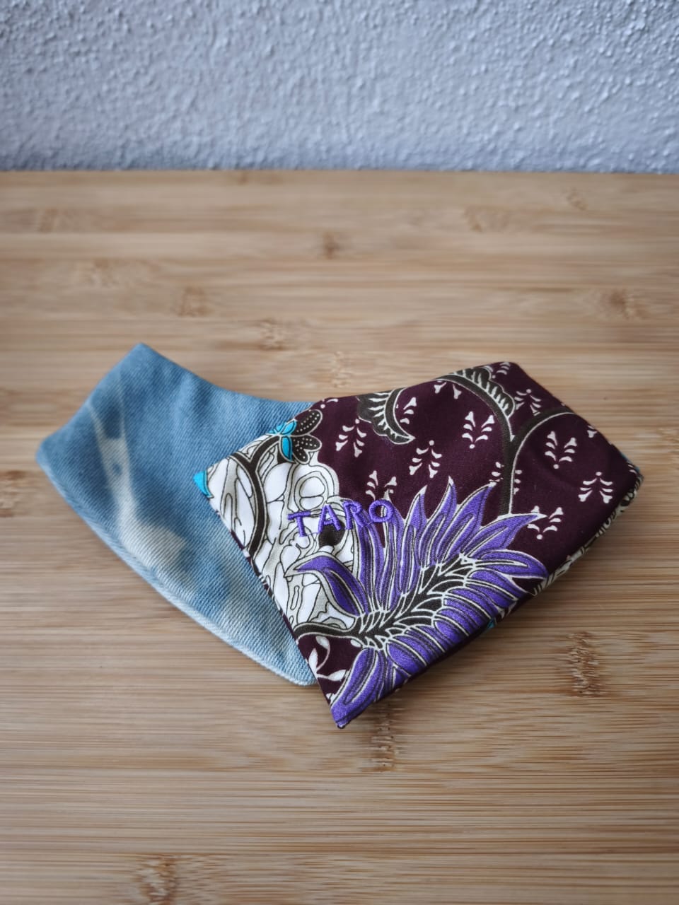 Denim x Batik Pet Bandana