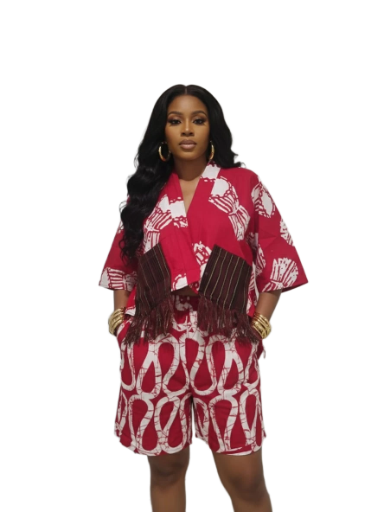 TOMIKE Short Set - Red