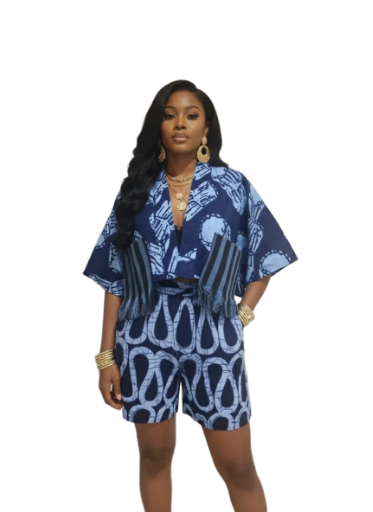 TOMIKE Short Set - Blue