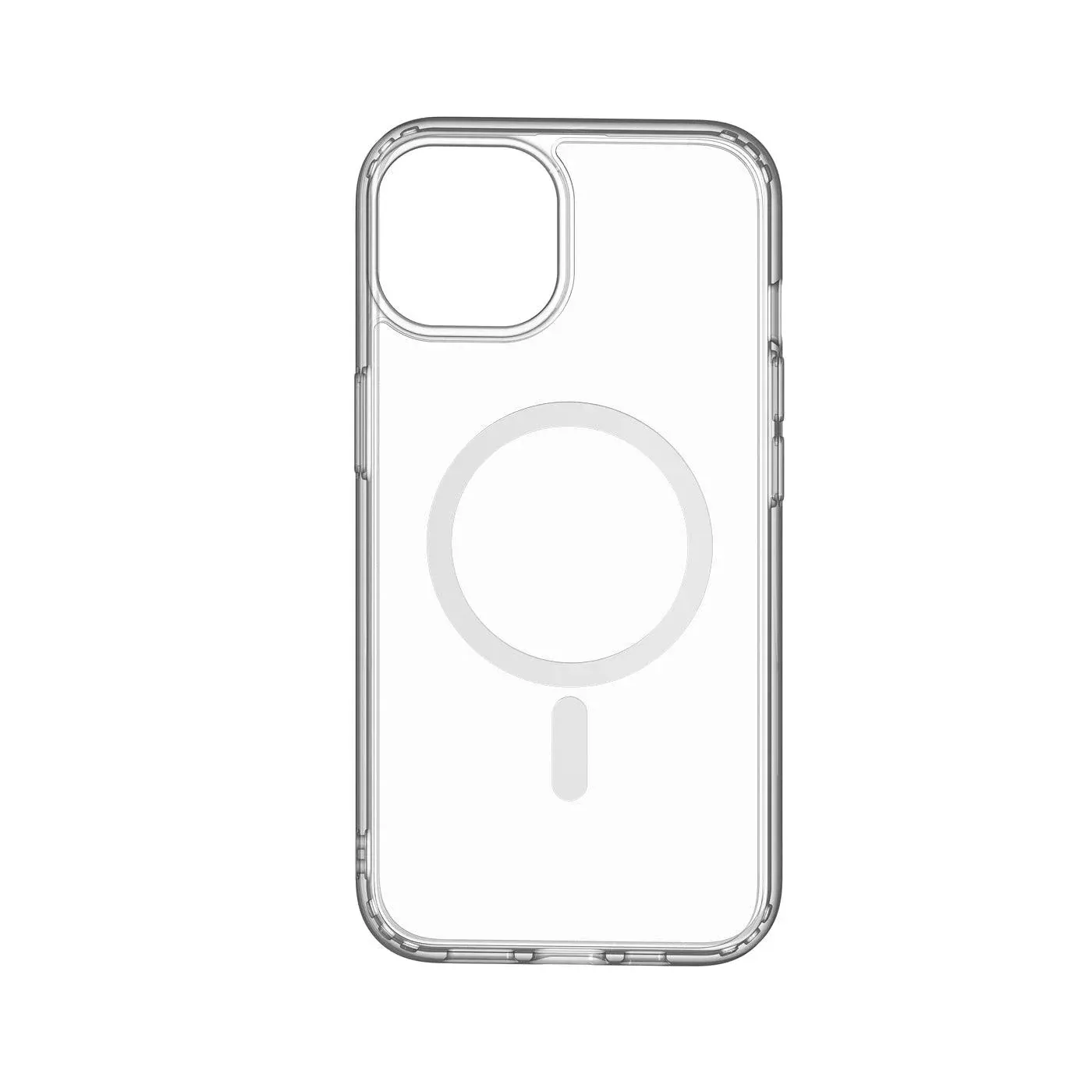 CASEOGEN Transparent Back Cover for iPhone 13 Mini – Crystal Clear TPU, Military-Grade Protection, Anti-Yellowing Shield