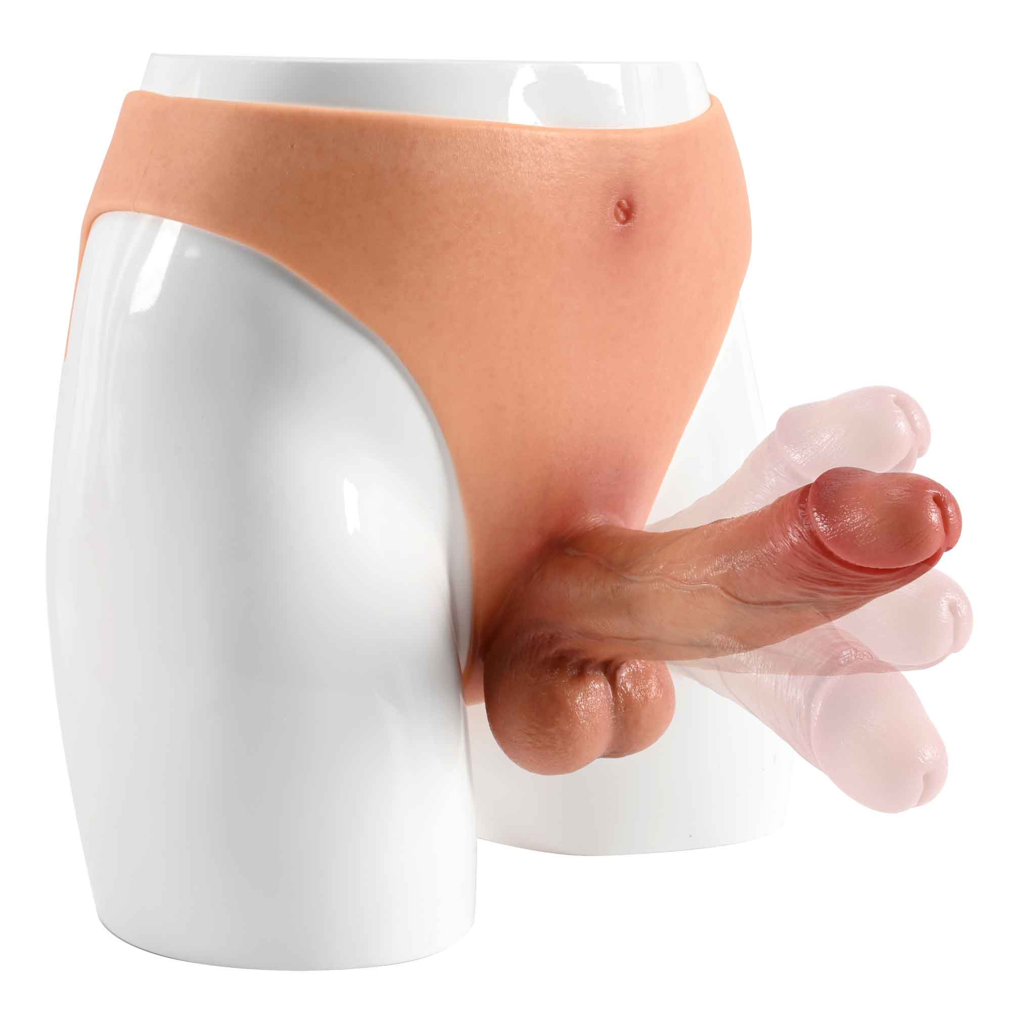 Silicone Realistic Strap-On Bendable Dildo Panties – Gender-Affirming Wear