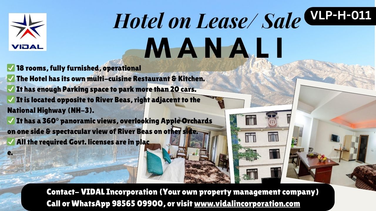 Hotel on Lease/Sale in Manali