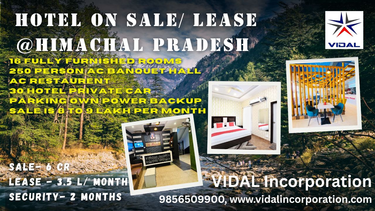 Hotel for Sale/Lease in Himachal Pradesh