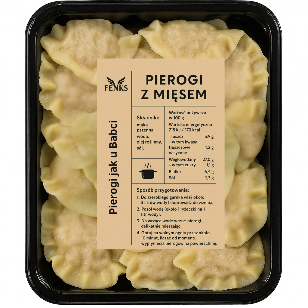 Pierogi z mięsem