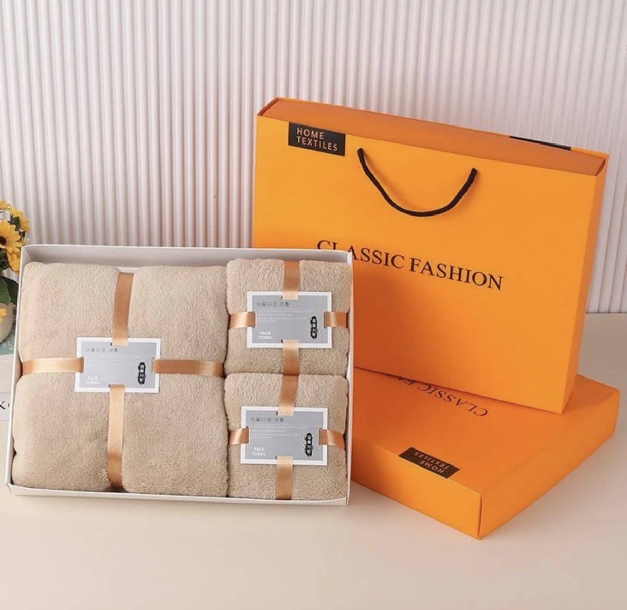 Coral Velvet  Microfiber Bath Towel Set 3- Pieces / Baby, Beach bath Towel