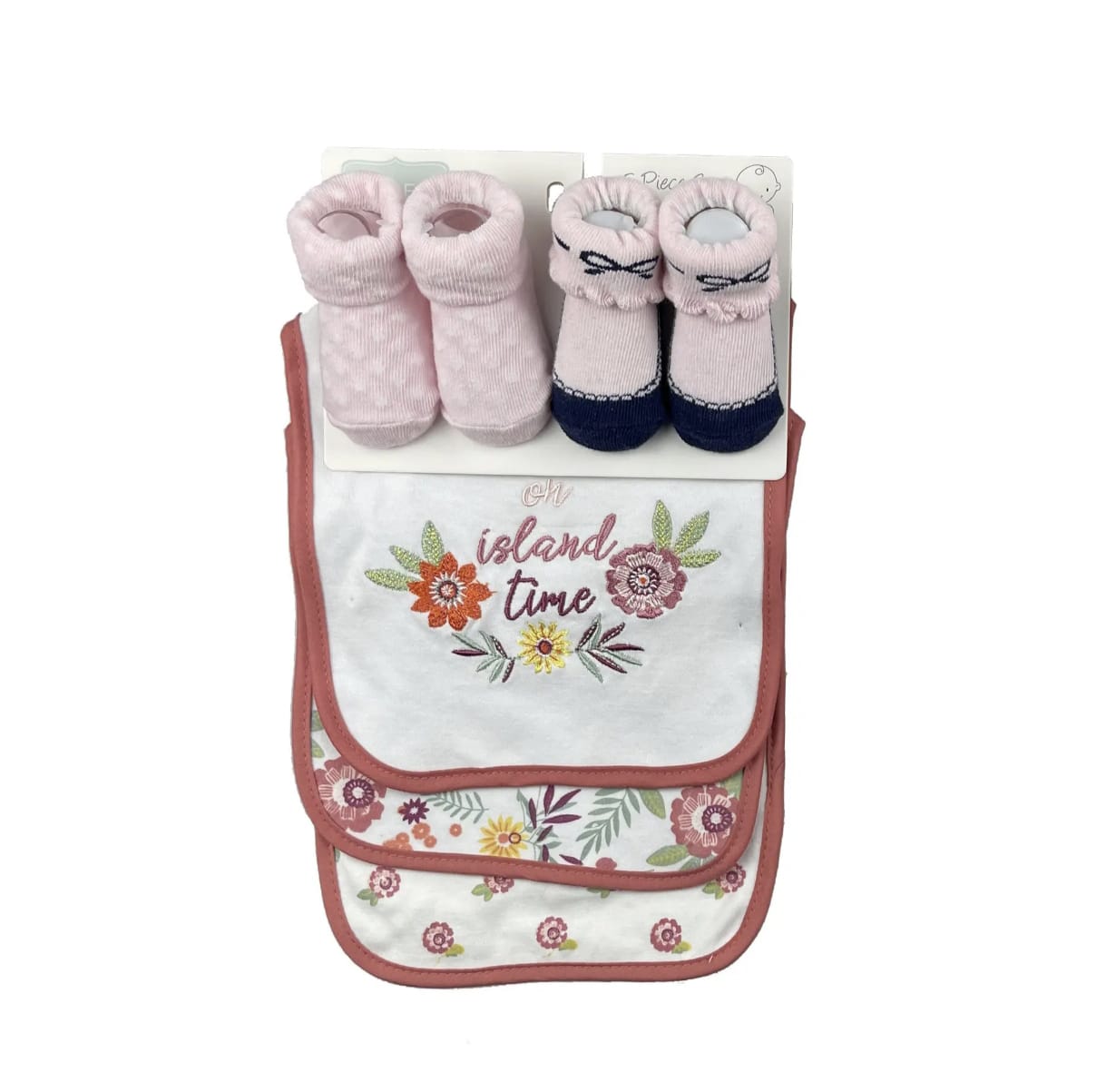 Baby Bib and Sock Gift Set