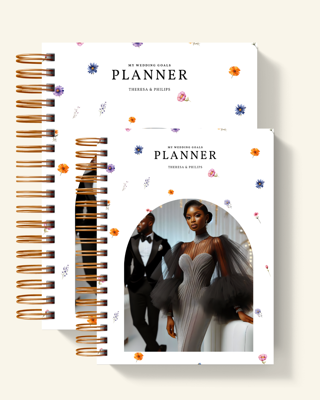 My Wedding Goals Planner (Customise with your Date & Photo )