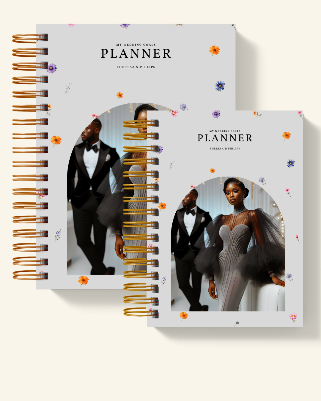 My Wedding Goals Planner (Customise with your Date & Photo )