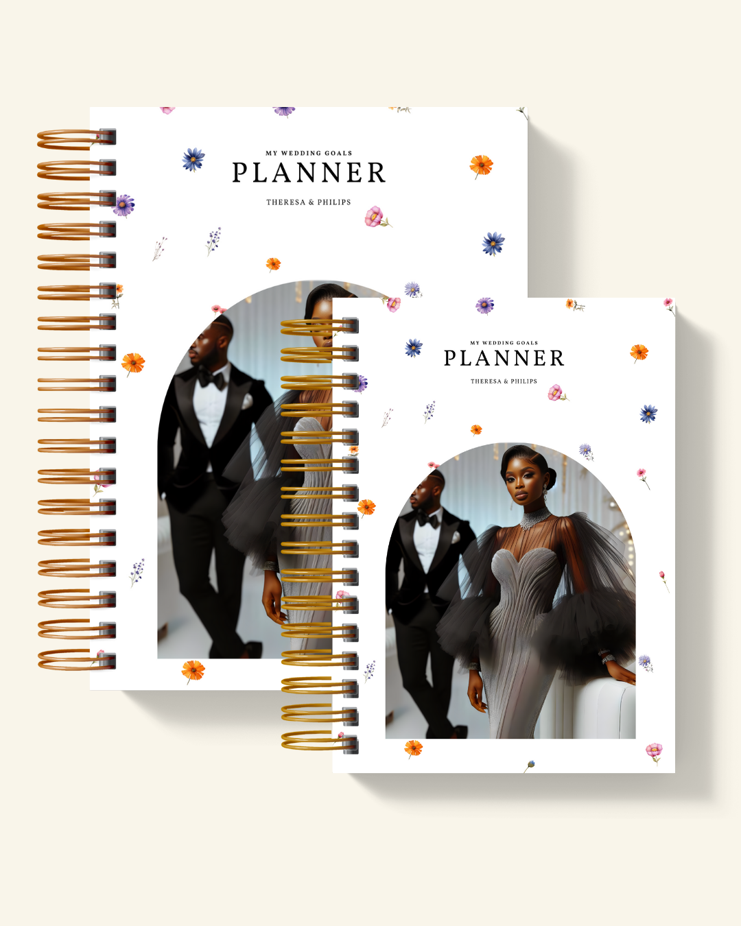 My Wedding Goals Planner (Customise with your Date & Photo )