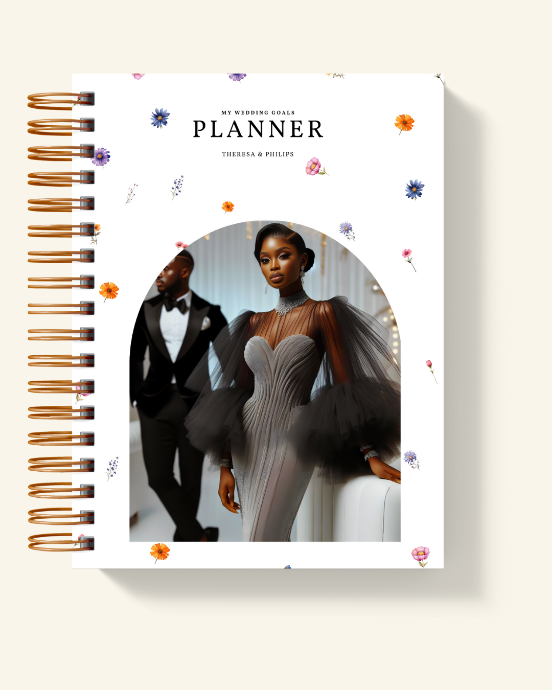 My Wedding Goals Planner (Customise with your Date & Photo )