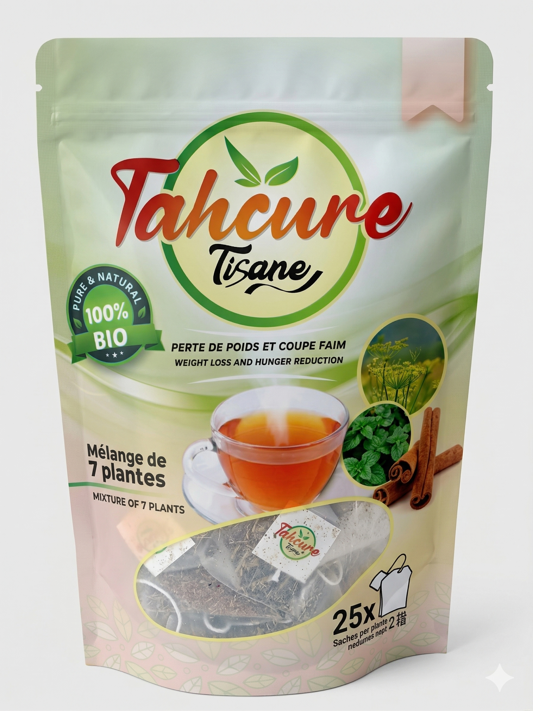 Tahcure Tisane Mélange de 7 Plantes