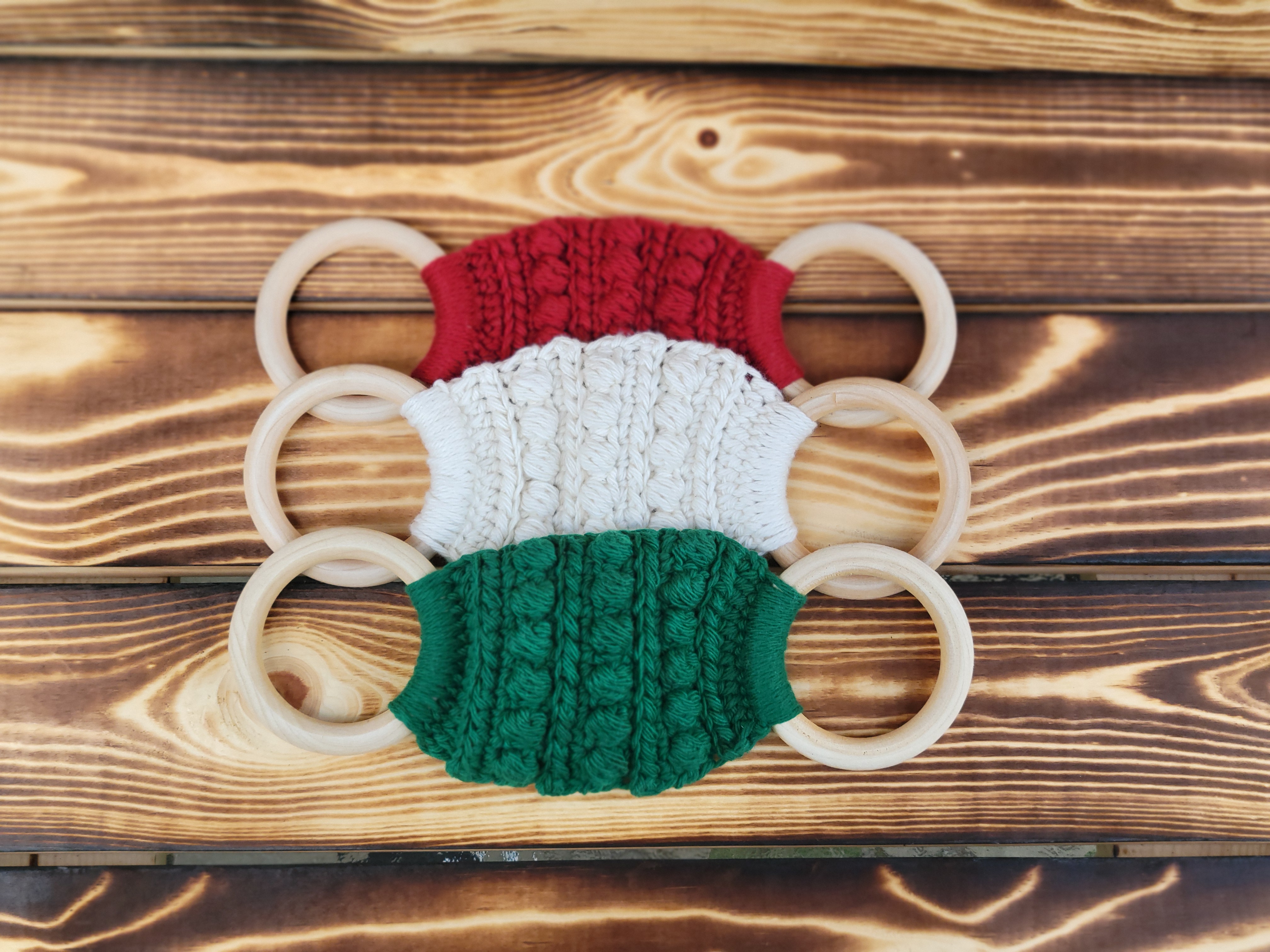 Bella Stitch, Rustic Farmhouse Dish Towel Holder, Pattern Only,