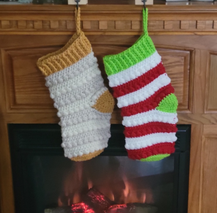 Bella Stitch Striped Stocking, 