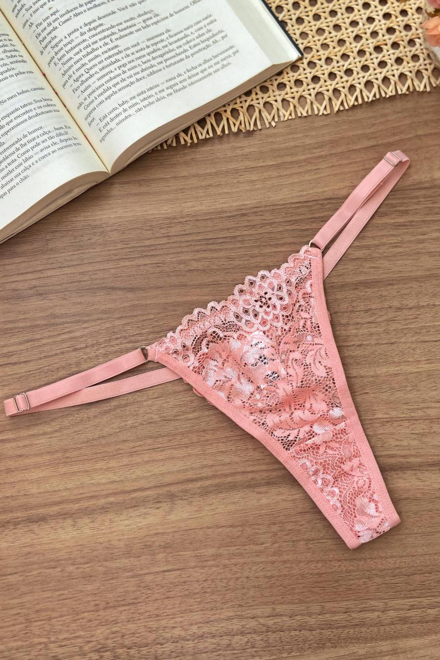 Calcinha fio string com detalhes