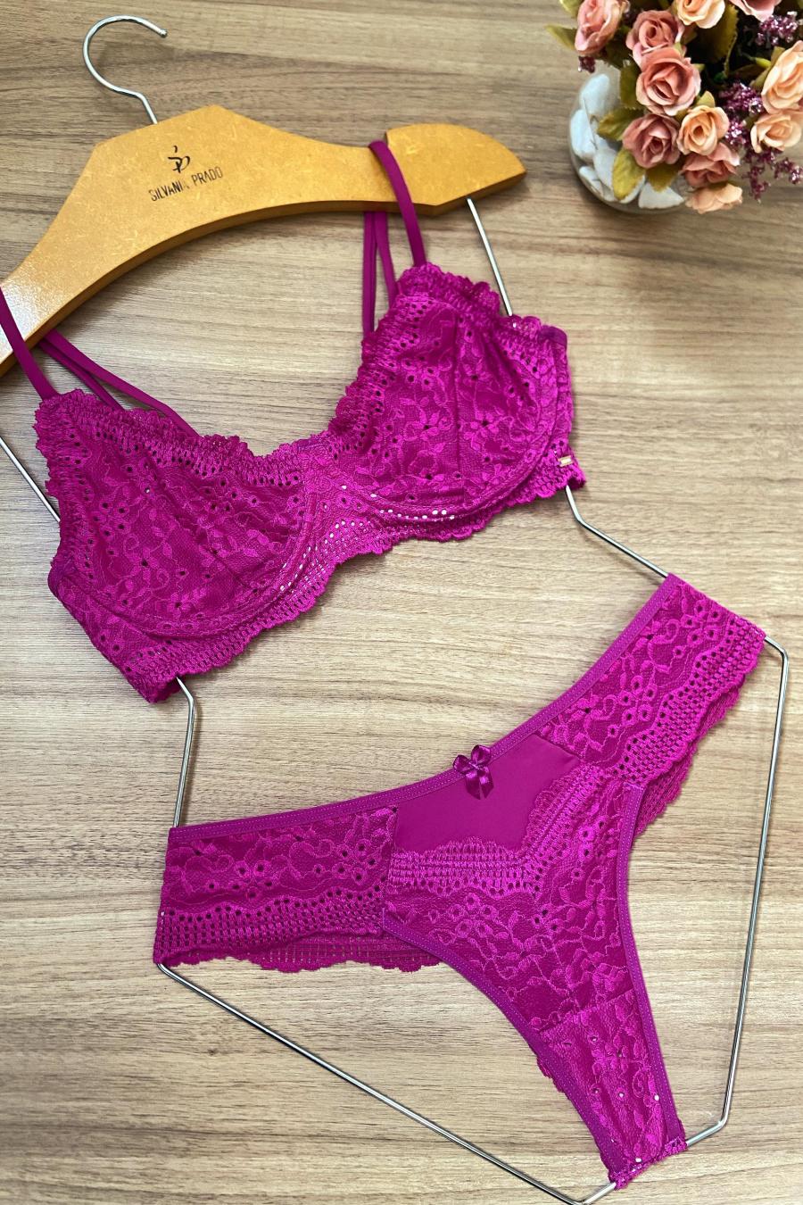 Conjunto sem bojo em lesie