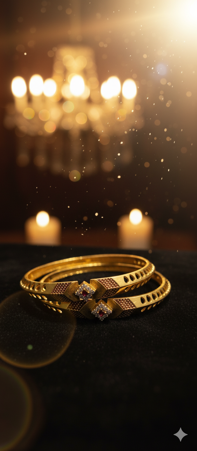 Elegant Gold plated Bangles
