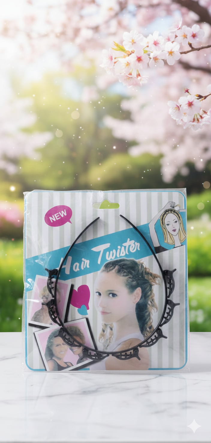Hair Twister Easy styling accessory for creative hairdos