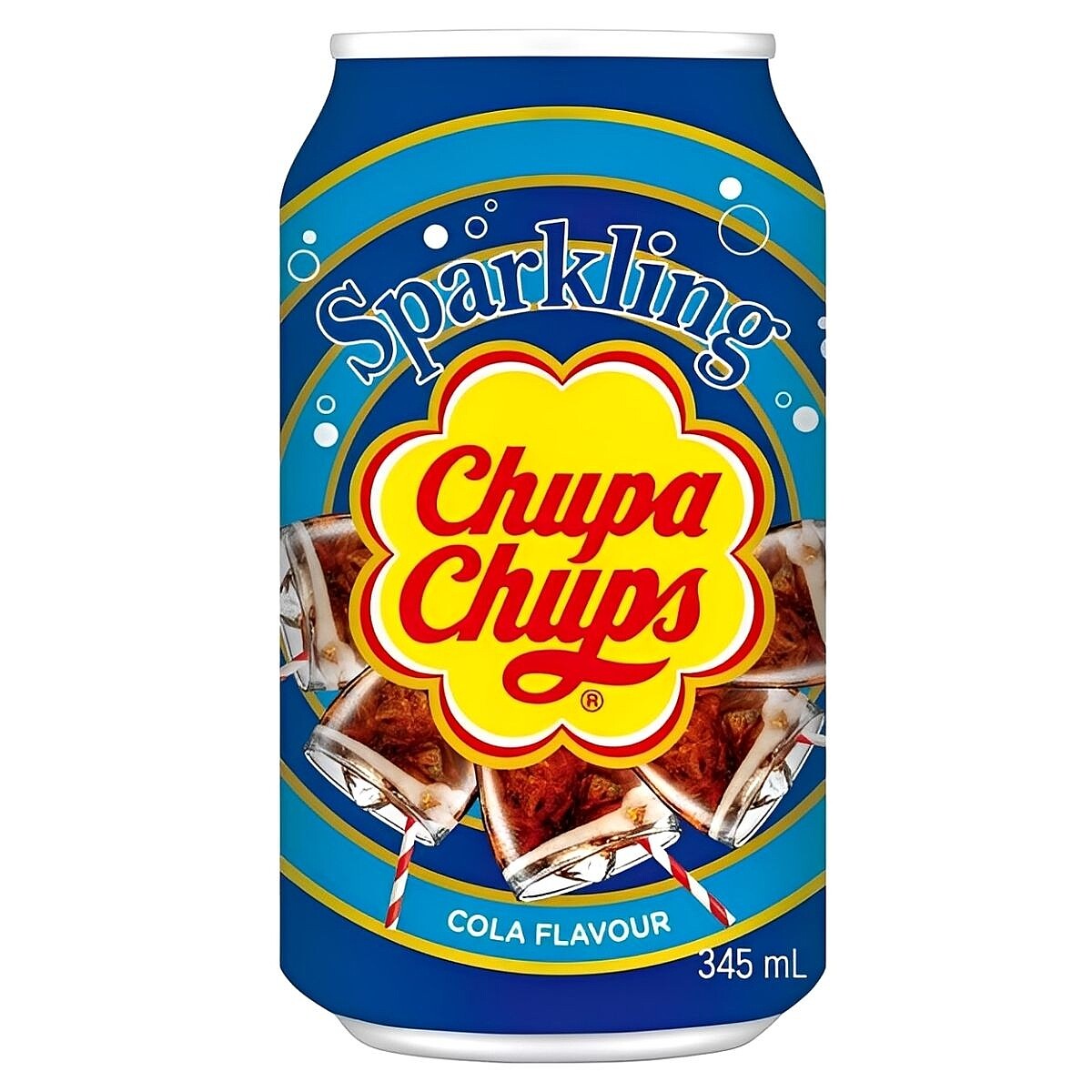 Gazuotas gaivusis gėrimas CHUPA CHUPS (COLA), 345ml