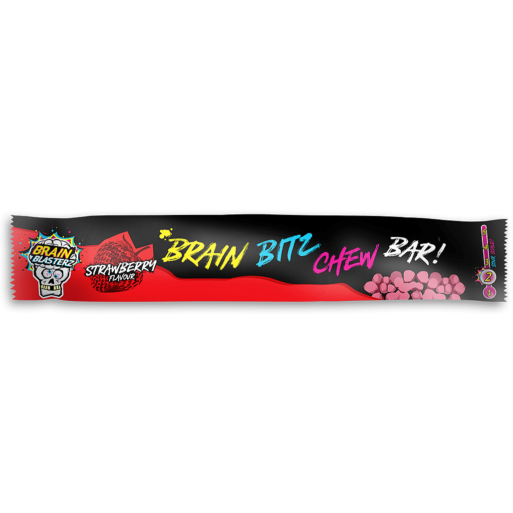 Kramtomi saldainiai Brain Blasterz Bitz Chew Bar