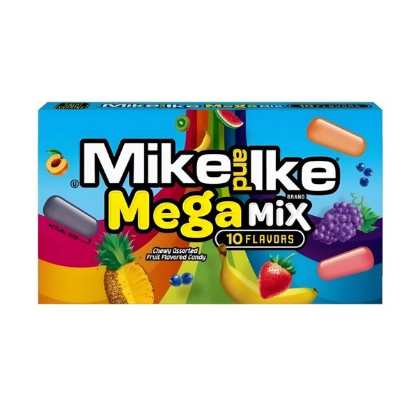Kramtomi saldainiai MIKE AND IKE MEGA MIX, 120g