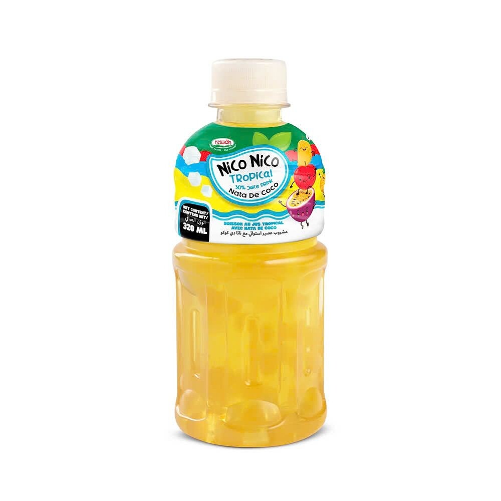 Sulčių gėrimas NICO NICO NATA DE COCO (TROPICAL), 320ml
