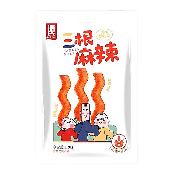 Užkandis GENJI SANGEN MALA LATIAO, 120g