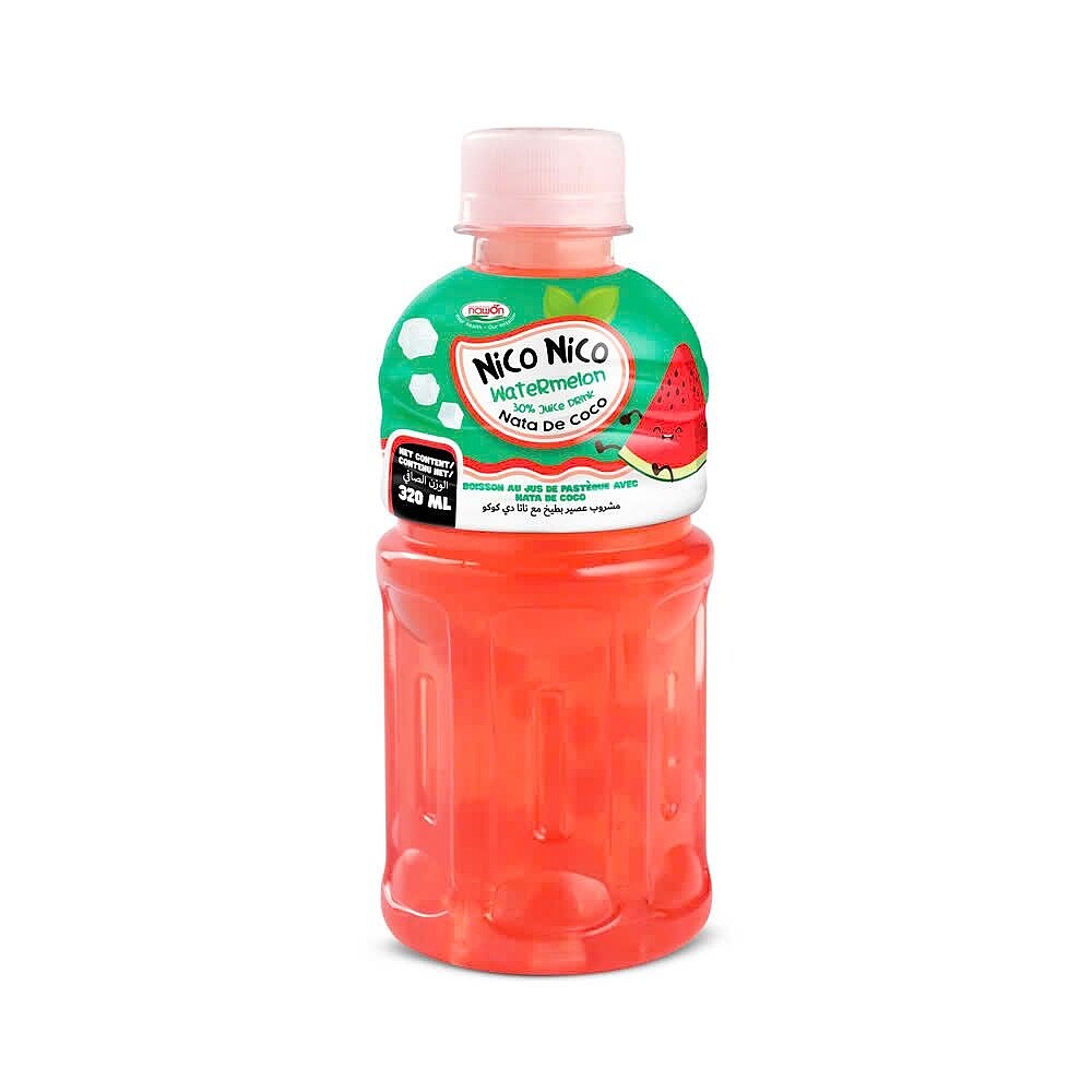 Sulčių gėrimas NICO NICO NATA DE COCO (WATERMELON), 320ml