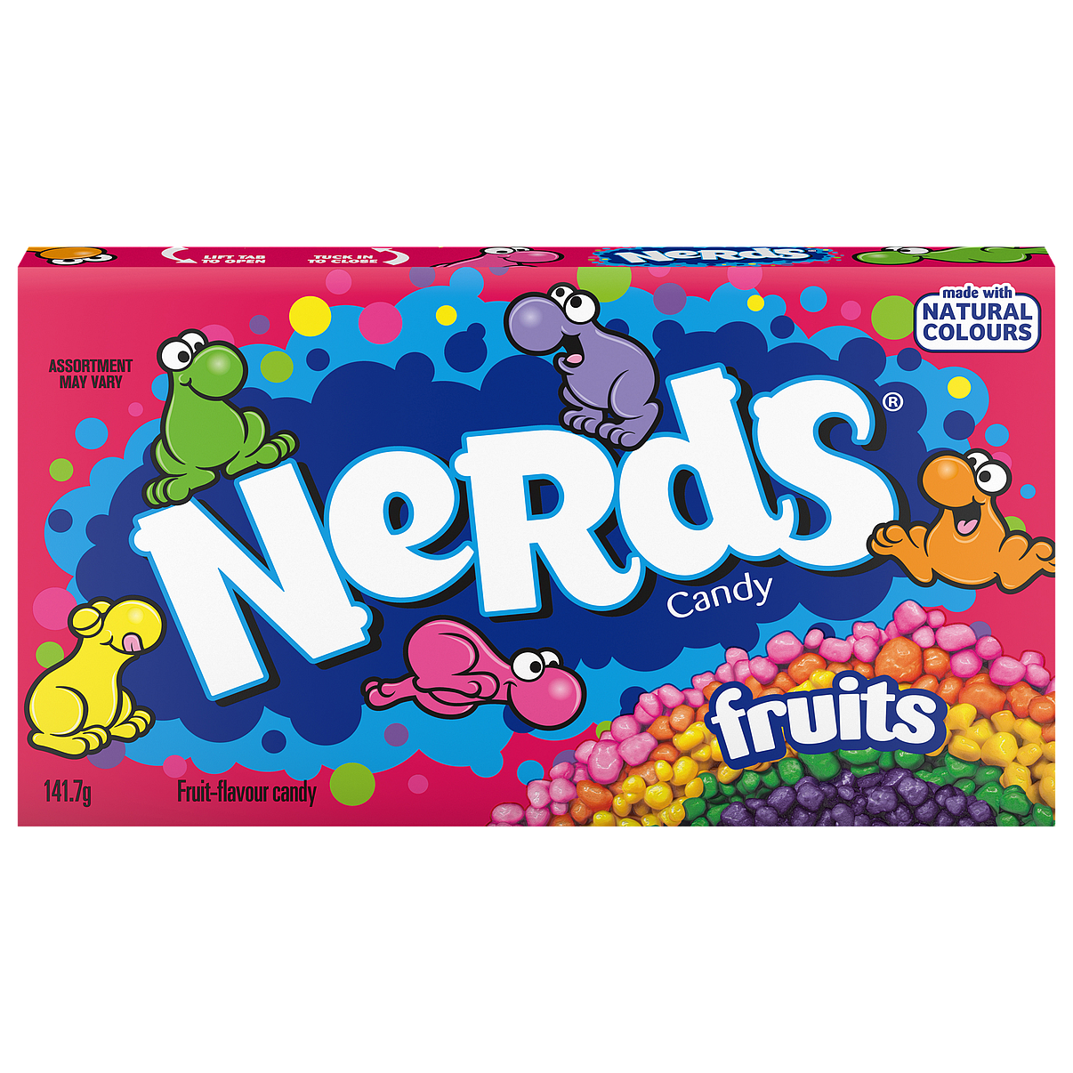 Saldainiai NERDS (RAINBOW), 141,7g