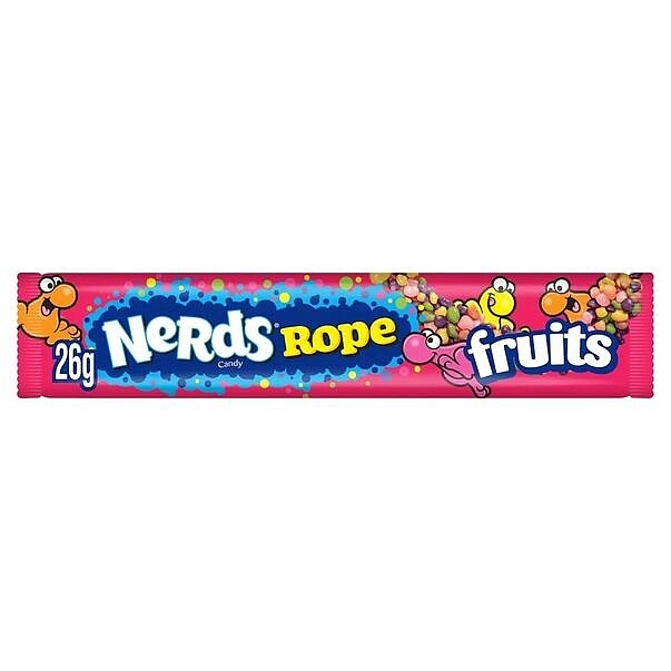 Kramtomas saldainis NERDS ROPE (FRUITS), 26g