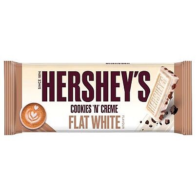 Šokoladas HERSHEY'S (COOKIES 'N CREME FLAT WHITE), 90g