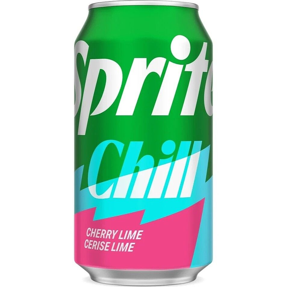 Gazuotas gaivusis gėrimas SPRITE CHILL (CHERRY LIME), 355ml