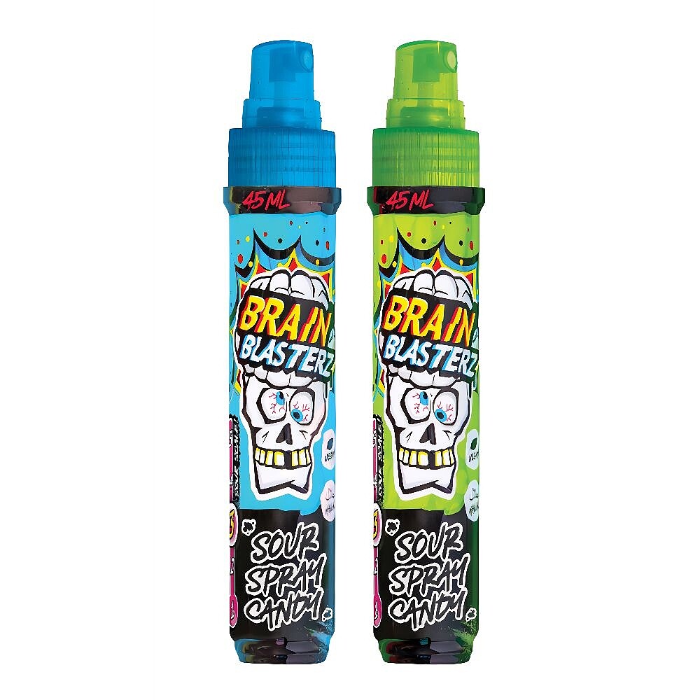 Purškiamas saldainis BRAIN BLASTERZ (APPLE / BLUE RASPBERRY), 45ml