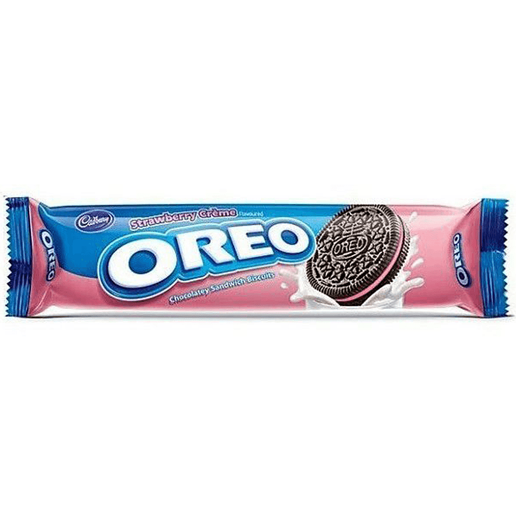 Sausainiai OREO (STRAWBERRY CREME), 119,6g