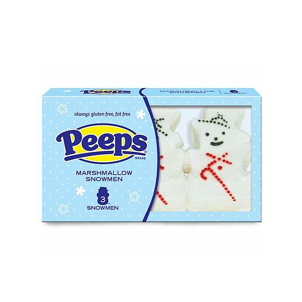 Zefyrai PEEPS MARSHMALLOW SNOWMEN, 42g