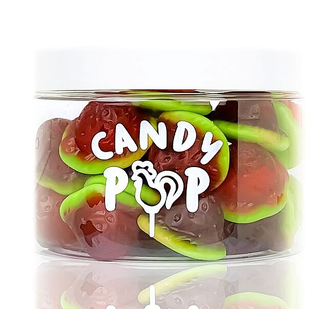 Guminukai CANDY POP FILLED STRAWBERRIES, 300g