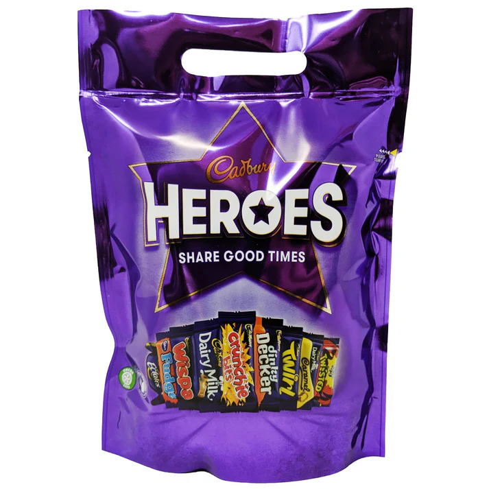 Cadbury Heroes saldainių rinkinys, 270 g.