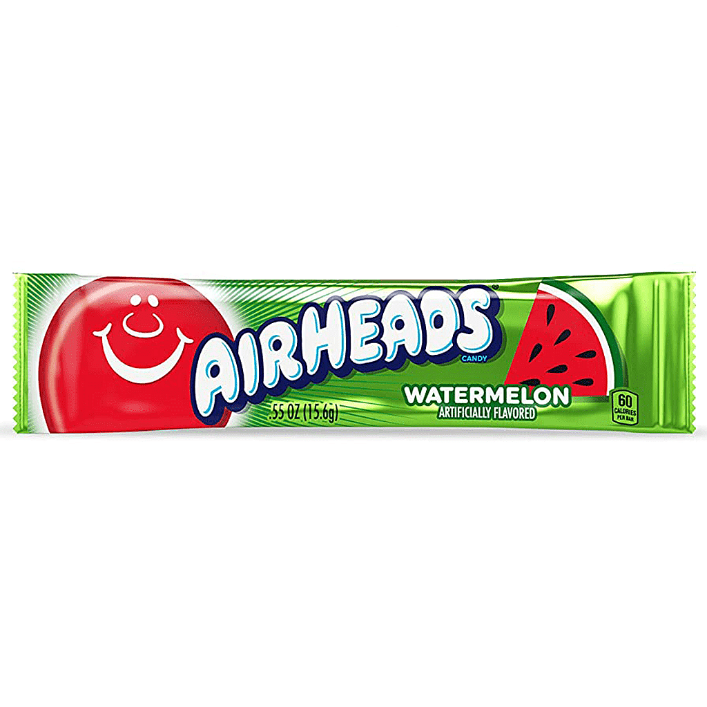Kramtomi saldainiai Airheads arbūzų sk., 15,6g