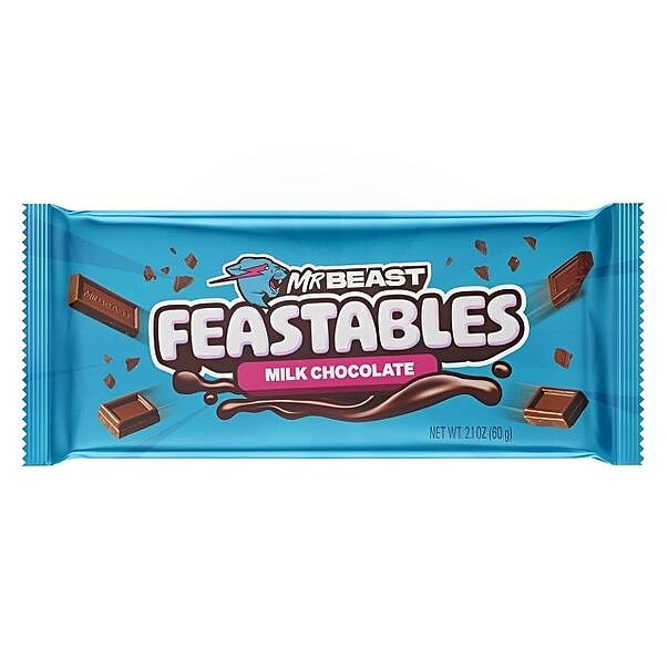Pieninis šokoladas MRBEAST FEASTABLES (CRUNCH), 60g