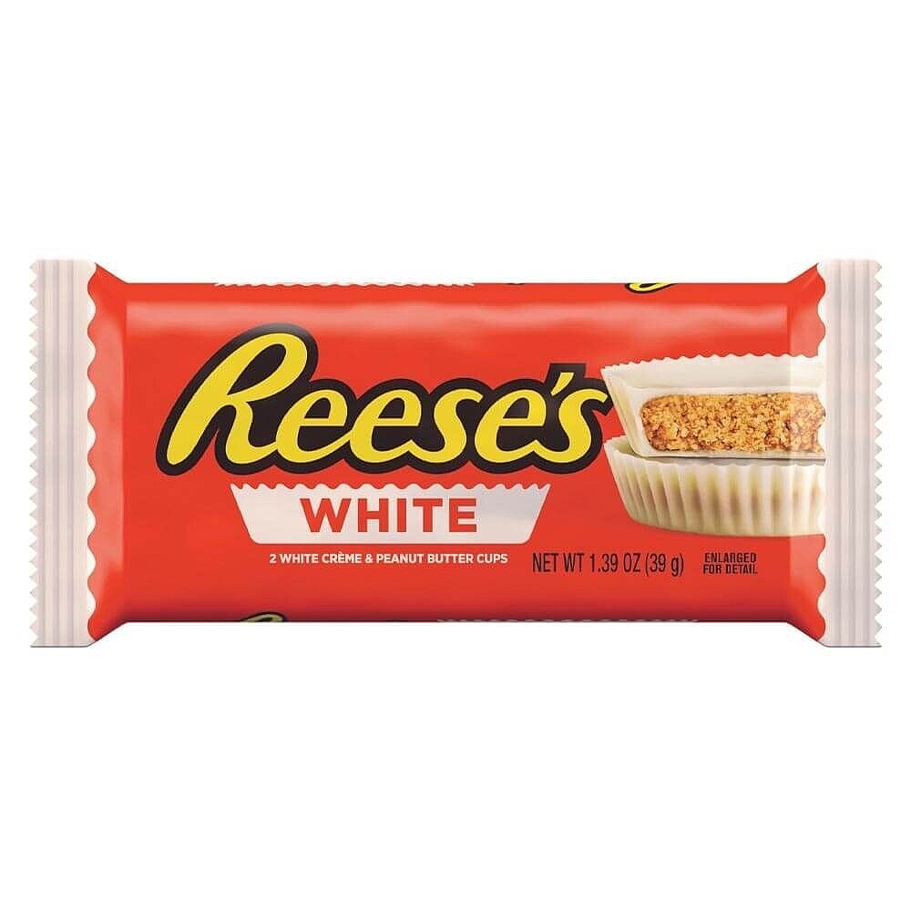 Šokolado krepšeliai REESE'S WHITE (PEANUT BUTTER), 39,5g