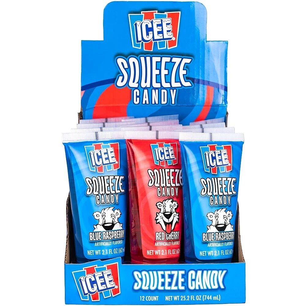 Skystas saldainis ICEE (RED CHERRY / BLUE RASPBERRY), 62ml