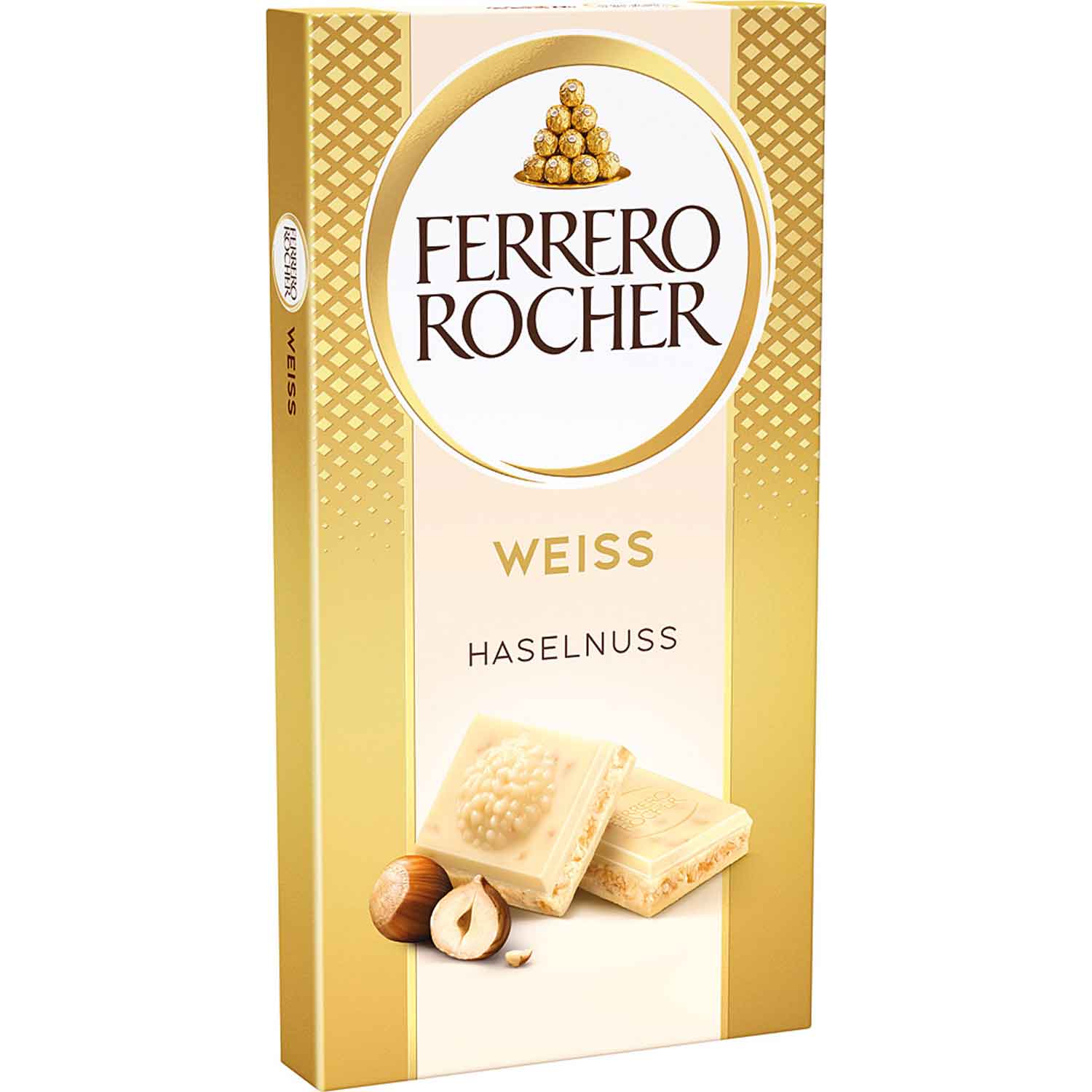 Ferrero Rocher baltojo šokolado plytelė, 90 g