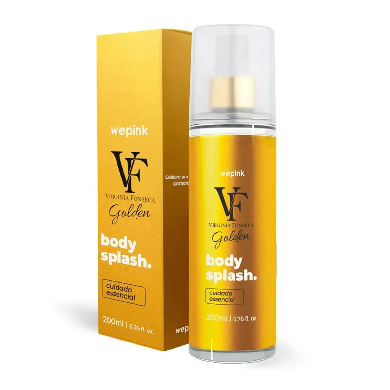     Body Splash top5 Body Splash VF Golden Desodorante Colônia 200ml - Wepink Body Splash VF Golden Desodorante Colônia 200ml - Wepink