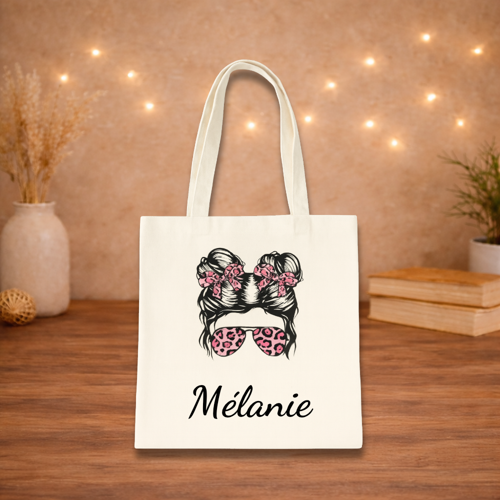 Tote bag personnalisé avec prénom 