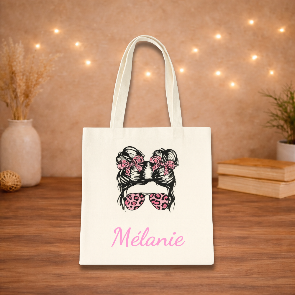 Tote bag personnalisé avec prénom 