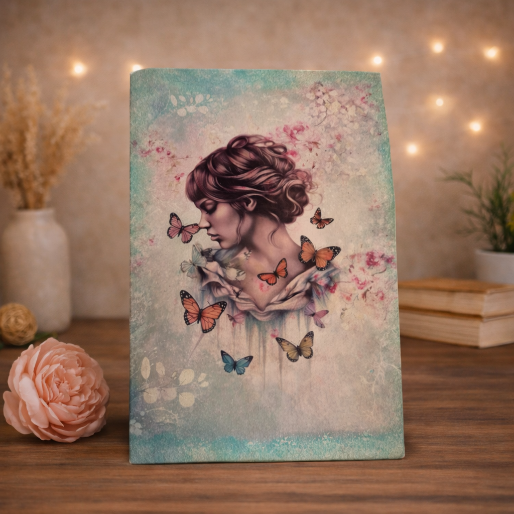 Tableau décoratif d’âme Éclore en silence